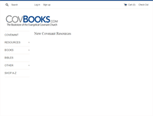 Tablet Screenshot of covbooks.com